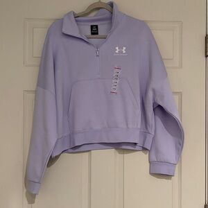 Under Armour Light Purple Quarter-Zip Pullover